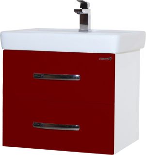 Тумба под раковину Bellezza Рокко 60см красный 00000010151